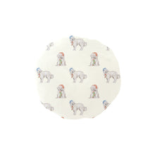 Load image into Gallery viewer, Watercolor Delight Great Pyrenees Christmas Elastic Reusable Shower Caps-Accessories-Ivory3-ONE SIZE-1