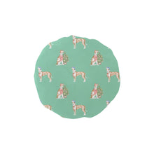 Load image into Gallery viewer, Watercolor Delight Ibizan Hound Christmas Elastic Reusable Shower Caps-Accessories-Accessories, Christmas, Dog Mom Gifts, Ibizan Hound-MediumAquaMarine-ONE SIZE-14