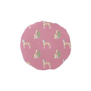 Watercolor Delight Ibizan Hound Christmas Elastic Reusable Shower Caps-Accessories-Accessories, Christmas, Dog Mom Gifts, Ibizan Hound-PaleVioletRed-ONE SIZE-4