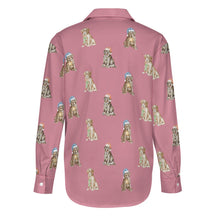 Load image into Gallery viewer, Watercolor Delight Labrador Puppies Christmas Women's Shirt-Apparel-Apparel, Christmas, Dog Mom Gifts, Labrador, Shirt-18