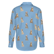 Load image into Gallery viewer, Watercolor Delight Labrador Puppies Christmas Women's Shirt-Apparel-Apparel, Christmas, Dog Mom Gifts, Labrador, Shirt-21