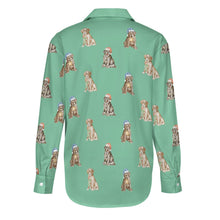 Load image into Gallery viewer, Watercolor Delight Labrador Puppies Christmas Women's Shirt-Apparel-Apparel, Christmas, Dog Mom Gifts, Labrador, Shirt-27