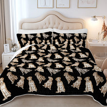 Load image into Gallery viewer, Watercolor Delight Labradors Quilted Bedding Set-Bedding-Bedding,Blankets,Christmas,Home Decor-5