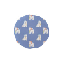 Load image into Gallery viewer, Watercolor Delight Westie Puppies Christmas Elastic Reusable Shower Caps-Accessories-Accessories, Christmas, Dog Mom Gifts, West Highland Terrier-CornflowerBlue-ONE SIZE-9