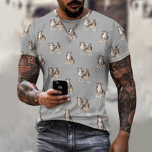 Load image into Gallery viewer, Watercolor Elegance Appenzeller Sennenhunds Men&#39;s Cotton T-Shirt-Apparel-Apparel, Appenzeller Sennenhund, Christmas, Dog Dad Gifts, Shirt, T Shirt-11