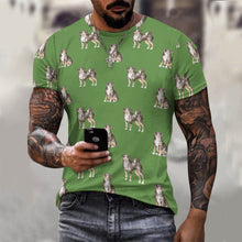 Load image into Gallery viewer, Watercolor Elegance Appenzeller Sennenhunds Men&#39;s Cotton T-Shirt-Apparel-Apparel, Appenzeller Sennenhund, Christmas, Dog Dad Gifts, Shirt, T Shirt-21