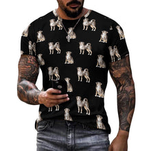 Load image into Gallery viewer, Watercolor Elegance Appenzeller Sennenhunds Men&#39;s Cotton T-Shirt-Apparel-Apparel, Appenzeller Sennenhund, Christmas, Dog Dad Gifts, Shirt, T Shirt-3