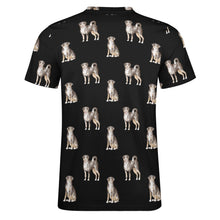 Load image into Gallery viewer, Watercolor Elegance Appenzeller Sennenhunds Men&#39;s Cotton T-Shirt-Apparel-Apparel, Appenzeller Sennenhund, Christmas, Dog Dad Gifts, Shirt, T Shirt-5