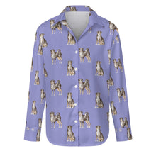 Load image into Gallery viewer, Watercolor Elegance Appenzeller Sennenhunds Women&#39;s Shirt-Apparel-Apparel, Appenzeller Sennenhund, Christmas, Dog Mom Gifts, Shirt-S-Lavender Haze-29