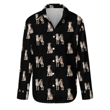 Load image into Gallery viewer, Watercolor Elegance Appenzeller Sennenhunds Women&#39;s Shirt-Apparel-Apparel, Appenzeller Sennenhund, Christmas, Dog Mom Gifts, Shirt-S-Midnight Black-39