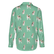 Load image into Gallery viewer, Watercolor Elegance Beagles Women&#39;s Shirt-Apparel-Apparel, Beagle, Dog Mom Gifts, Shirt-31