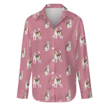 Load image into Gallery viewer, Watercolor Elegance Beagles Women&#39;s Shirt-Apparel-Apparel, Beagle, Dog Mom Gifts, Shirt-S-Dusty Rose-24