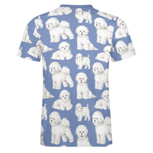 Load image into Gallery viewer, Watercolor Elegance Bichon Frise Men&#39;s Cotton T-Shirt-Apparel-Apparel, Bichon Frise, Dog Dad Gifts, Shirt, T Shirt-14