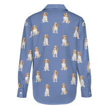 Load image into Gallery viewer, Watercolor Elegance Blenheim King Charles Spaniels Women&#39;s Shirt-Apparel-Apparel, Cavalier King Charles Spaniel, Dog Mom Gifts, Shirt-22