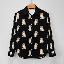 Load image into Gallery viewer, Watercolor Elegance Blenheim King Charles Spaniels Women&#39;s Shirt-Apparel-Apparel, Cavalier King Charles Spaniel, Dog Mom Gifts, Shirt-44