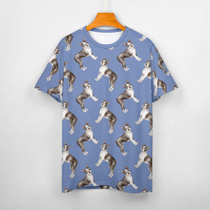 Watercolor Elegance Boston Terriers Women's Cotton T-Shirt-Apparel-Apparel, Boston Terrier, Dog Mom Gifts, Shirt-16