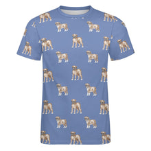 Load image into Gallery viewer, Watercolor Elegance Boxer Dogs Men&#39;s Cotton T-Shirt-14