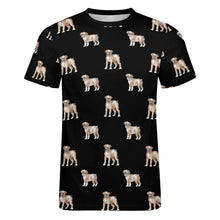 Load image into Gallery viewer, Watercolor Elegance Boxer Dogs Men&#39;s Cotton T-Shirt-4