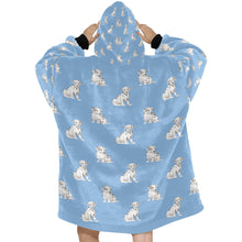 Load image into Gallery viewer, Watercolor Elegance Dalmatians Blanket Hoodie-Blanket-Apparel, Blanket Hoodie, Blankets, Dalmatian, Dog Mom Gifts-22