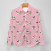 Watercolor Elegance Fawn Pugs Women's Shirt - 9 Colors-Apparel-Apparel, Dog Mom Gifts, Pug, Shirt-13
