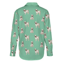 Load image into Gallery viewer, Watercolor Elegance Fawn Pugs Women&#39;s Shirt - 9 Colors-Apparel-Apparel, Dog Mom Gifts, Pug, Shirt-27