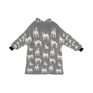 Watercolor Elegance Jack Russell Terriers Blanket Hoodie-Blanket-Apparel, Blanket Hoodie, Blankets, Dog Mom Gifts, Jack Russell Terrier-Parisian Gray-ONE SIZE-8