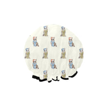 Load image into Gallery viewer, Watercolor Elegance Merle Corgis Christmas Reusable Shower Caps-Accessories-Accessories, Christmas, Corgi, Dog Mom Gifts-9