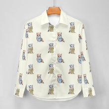 Load image into Gallery viewer, Watercolor Elegance Merle Corgis Christmas Women's Shirt-Apparel-Apparel, Christmas, Corgi, Dachshund, Dog Mom Gifts, Shirt-13