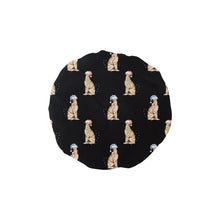 Load image into Gallery viewer, Watercolor Elegance Red Whippets Christmas Elastic Reusable Shower Caps-Accessories-Accessories, Christmas, Dog Mom Gifts, Greyhound, Whippet-Black-ONE SIZE-17