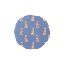 Load image into Gallery viewer, Watercolor Elegance Red Whippets Christmas Elastic Reusable Shower Caps-Accessories-Accessories, Christmas, Dog Mom Gifts, Greyhound, Whippet-CornflowerBlue-ONE SIZE-9
