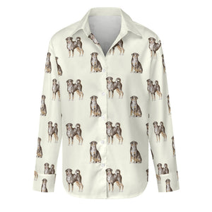 Watercolor Elegance Swiss Mountain Dogs Women's Shirt-Apparel-Apparel, Dog Mom Gifts, Shirt, Swiss Mountain Dog-S-Ivory White-15