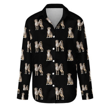 Load image into Gallery viewer, Watercolor Elegance Swiss Mountain Dogs Women&#39;s Shirt-Apparel-Apparel, Dog Mom Gifts, Shirt, Swiss Mountain Dog-S-Midnight Black-11