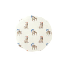 Load image into Gallery viewer, Watercolor Fawn French Bulldogs Christmas Elastic Reusable Shower Caps-Accessories-Accessories, Christmas, Dog Mom Gifts, French Bulldog-Ivory4-ONE SIZE-1