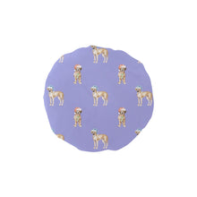 Load image into Gallery viewer, Watercolor Fawn Great Dane Christmas Elastic Reusable Shower Caps-Accessories-CornflowerBlue_1-ONE SIZE-25
