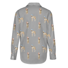 Load image into Gallery viewer, Watercolor Fawn Great Dane Christmas Women&#39;s Shirt-Apparel-Apparel, Christmas, Dog Mom Gifts, Great Dane, Shirt-33