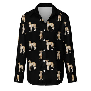 Watercolor Fawn Great Danes-S-Black-45