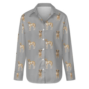 Watercolor Fawn Great Danes-S-DarkGray-34