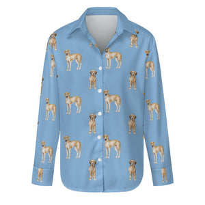 Watercolor Fawn Great Danes-S-LightSkyBlue-13