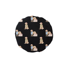 Load image into Gallery viewer, Watercolor French Mastiff Christmas Elastic Reusable Shower Caps-Accessories-Accessories, Christmas, Dog Mom Gifts, French Mastiff-Black-ONE SIZE-17