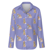 Load image into Gallery viewer, Watercolor French Mastiff Christmas Women&#39;s Shirt-Apparel-Apparel, Dog Mom Gifts, French Mastiff, Shirt-Lavender Purple-S-29