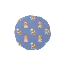 Load image into Gallery viewer, Watercolor French Mastiff Puppies Christmas Elastic Reusable Shower Caps-Accessories-Accessories, Christmas, Dog Mom Gifts, French Mastiff-CornflowerBlue-ONE SIZE-8