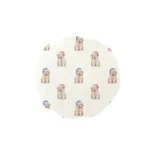 Load image into Gallery viewer, Watercolor Golden Retriever Puppies Elastic Reusable Shower Caps-Accessories-Ivory6-ONE SIZE-1