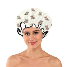 Load image into Gallery viewer, Watercolor Liver Cocker Spaniels Christmas Reusable Shower Caps-Accessories-Accessories, Christmas, Cocker Spaniel, Dog Mom Gifts-2
