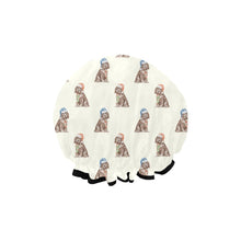 Load image into Gallery viewer, Watercolor Liver Cocker Spaniels Christmas Reusable Shower Caps-Accessories-Accessories, Christmas, Cocker Spaniel, Dog Mom Gifts-9