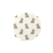 Load image into Gallery viewer, Watercolor Liver Cocker Spaniels Christmas Reusable Shower Caps-Accessories-Accessories, Christmas, Cocker Spaniel, Dog Mom Gifts-Ivory White-ONE SIZE-8
