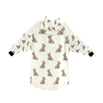 Watercolor Liver Tan Cocker Spaniels Christmas-2
