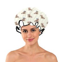 Load image into Gallery viewer, Watercolor Liver Tan Cocker Spaniels Christmas Reusable Shower Caps-Accessories-Accessories, Christmas, Cocker Spaniel, Dog Mom Gifts-2