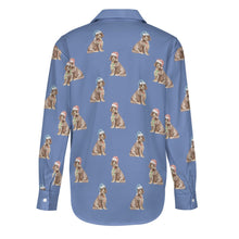 Load image into Gallery viewer, Watercolor Liver Tan Cocker Spaniels Christmas Women&#39;s Shirt-Apparel-Apparel, Christmas, Cocker Spaniel, Dog Mom Gifts, Shirt-27