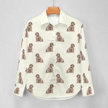 Load image into Gallery viewer, Watercolor Liver Tan Cocker Spaniels Women&#39;s Shirt-Apparel-Apparel, Cocker Spaniel, Dog Mom Gifts, Shirt-13