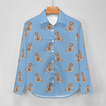 Load image into Gallery viewer, Watercolor Liver Tan Cocker Spaniels Women&#39;s Shirt-Apparel-Apparel, Cocker Spaniel, Dog Mom Gifts, Shirt-19